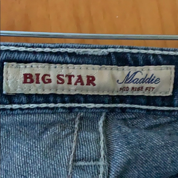 Big Star jeans Maddie mid rise fit 27 long - Picture 5 of 7